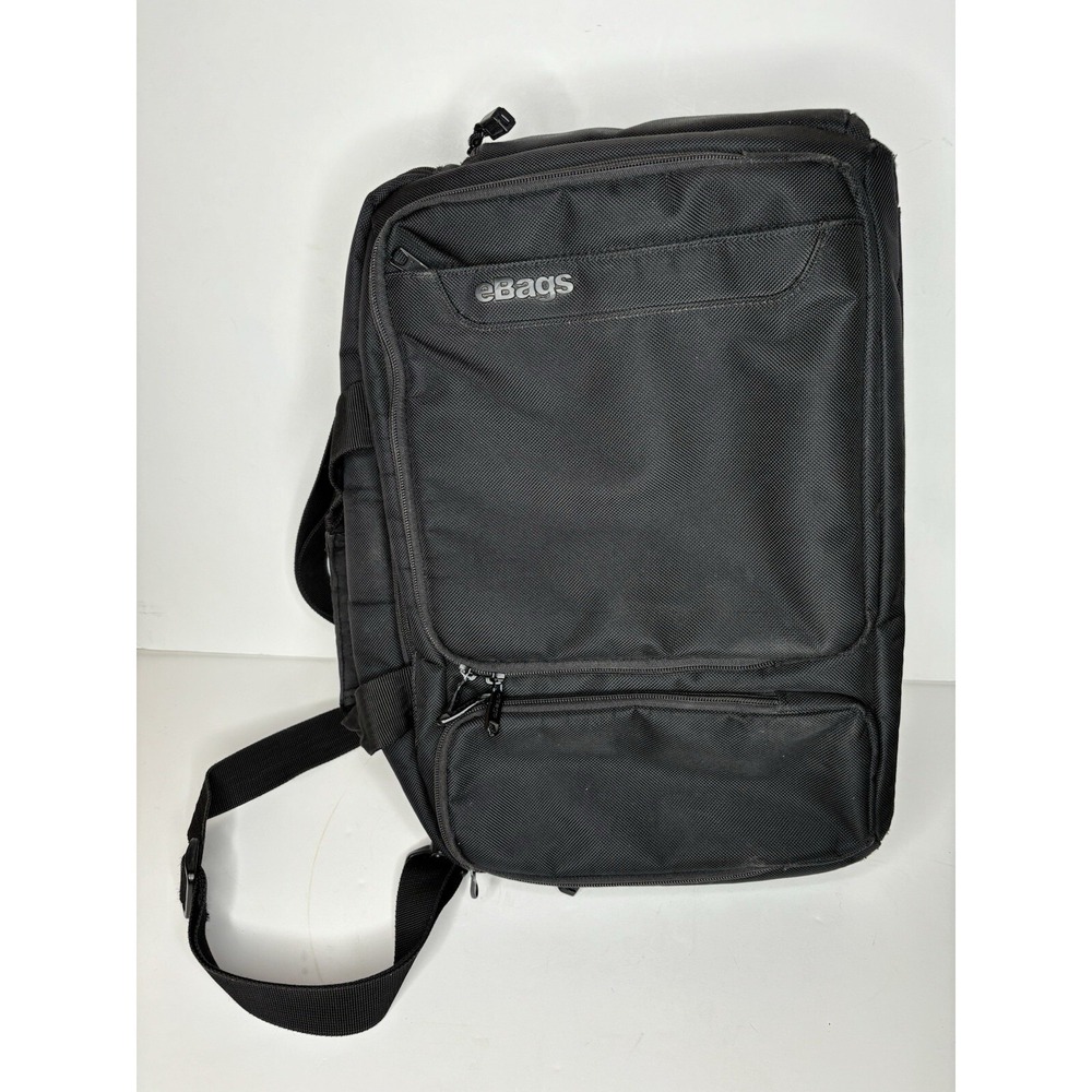 eBags Black Carryon Luggage Travel Laptop Bag Shoulder Strap Handle - Picture 2 of 11